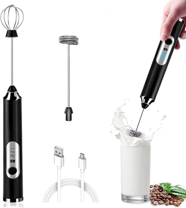 2-in-1 Coffee Beater | Electric Milk Frother & Egg Whisk