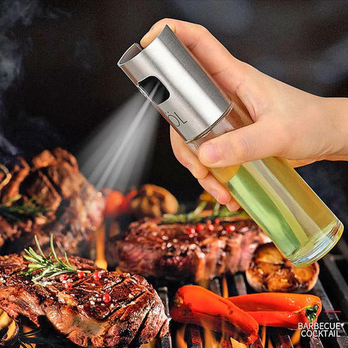Oil Spray Bottle 100ml | Glass Olive Oil Sprayer for Kitchen