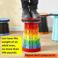 Folding Telescopic Stool | Portable Camping & Travel Chair