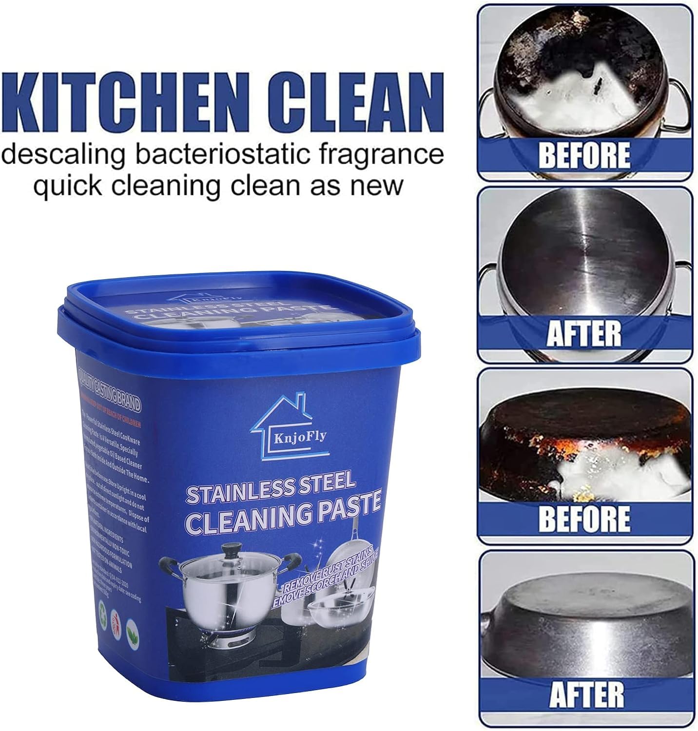 Multi-Purpose Cookware Cleaner | Stainless Steel Polish Gel