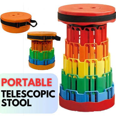 Folding Telescopic Stool | Portable Camping & Travel Chair