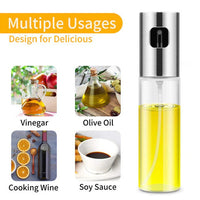 Oil Spray Bottle 100ml | Glass Olive Oil Sprayer for Kitchen
