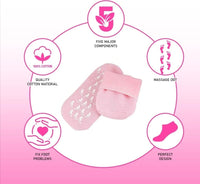 Spa Gel Socks – Moisturizing Silicone Foot Care for Cracked Heels