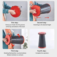 Folding Telescopic Stool | Portable Camping & Travel Chair