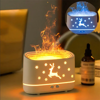 Flame Aroma Air Humidifier | Cool Mist Diffuser for Home & Car