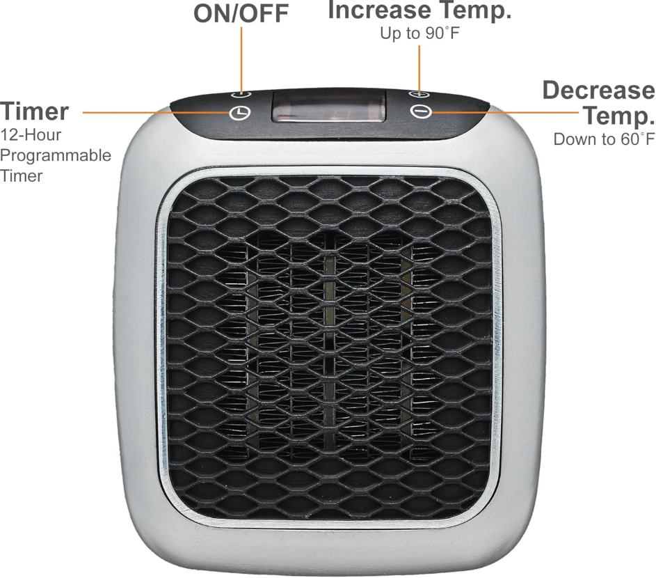 Handy Mini Electric Heater | Portable 800W Space Heater