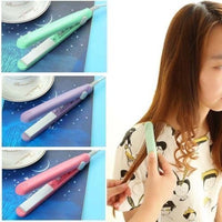 Mini Hair Straightener | Portable Ceramic Flat Iron for Travel