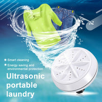 Mini USB Turbo Washing Machine – Portable Travel Washer for Clothes & Pots