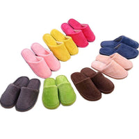 Multi-Color Cotton Winter Slippers | Unisex Anti-Slip Spa Shoes