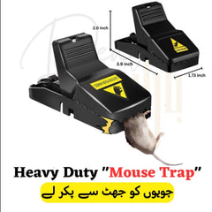 Heavy Duty Mouse Trap | Reusable Plastic Rat Catcher