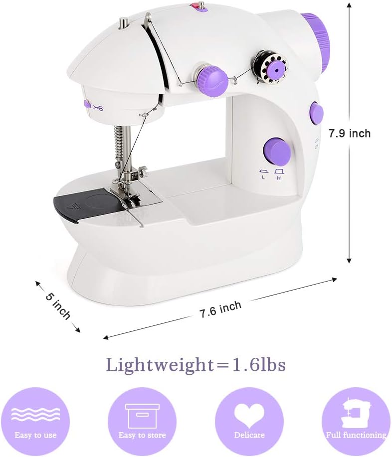 Mini Electric Sewing Machine – Portable Double Thread Stitching Tool