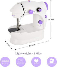 Mini Electric Sewing Machine – Portable Double Thread Stitching Tool