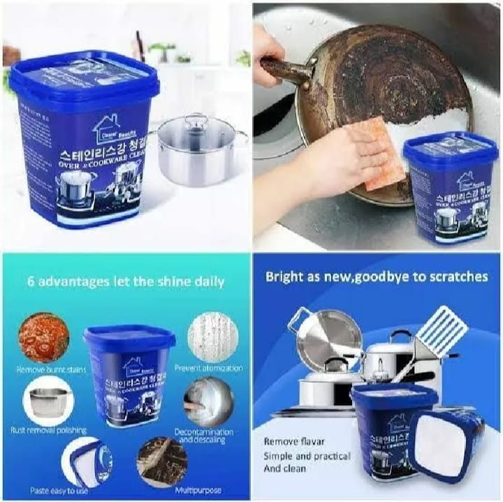 Multi-Purpose Cookware Cleaner | Stainless Steel Polish Gel