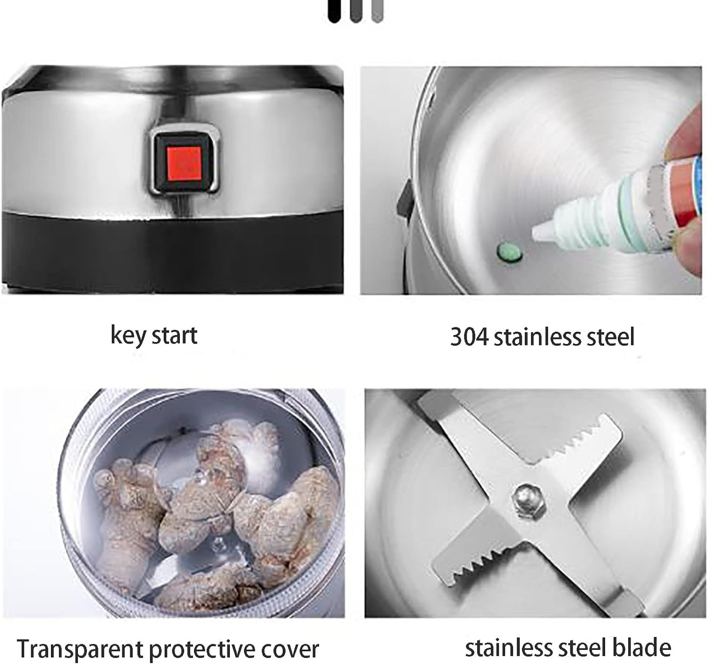 RAF Mini Electric Grinder 300W | Coffee, Masala & Spice Blender