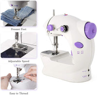 Mini Electric Sewing Machine – Portable Double Thread Stitching Tool