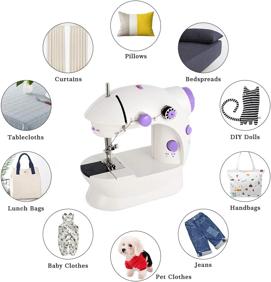 Mini Electric Sewing Machine – Portable Double Thread Stitching Tool