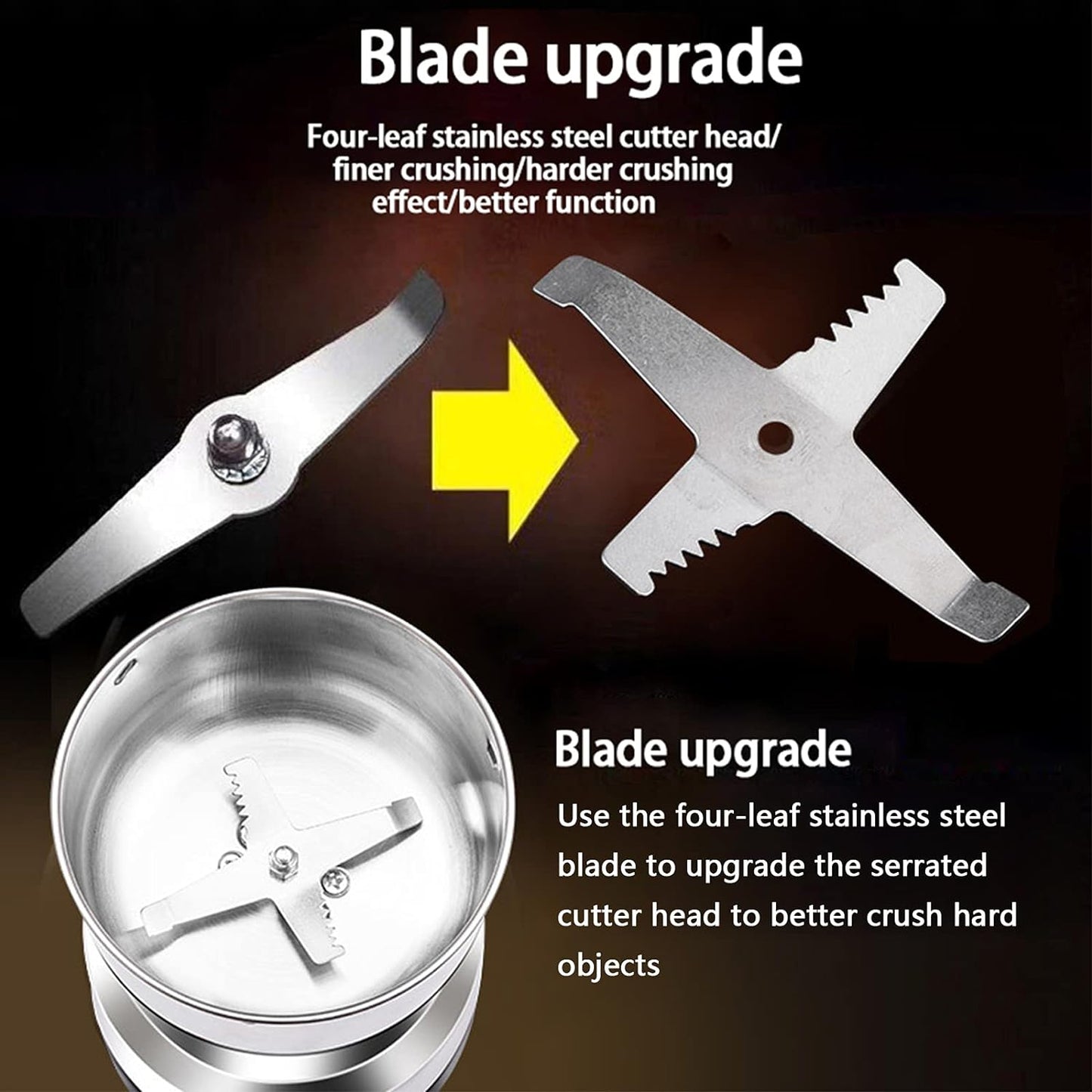 RAF Mini Electric Grinder 300W | Coffee, Masala & Spice Blender