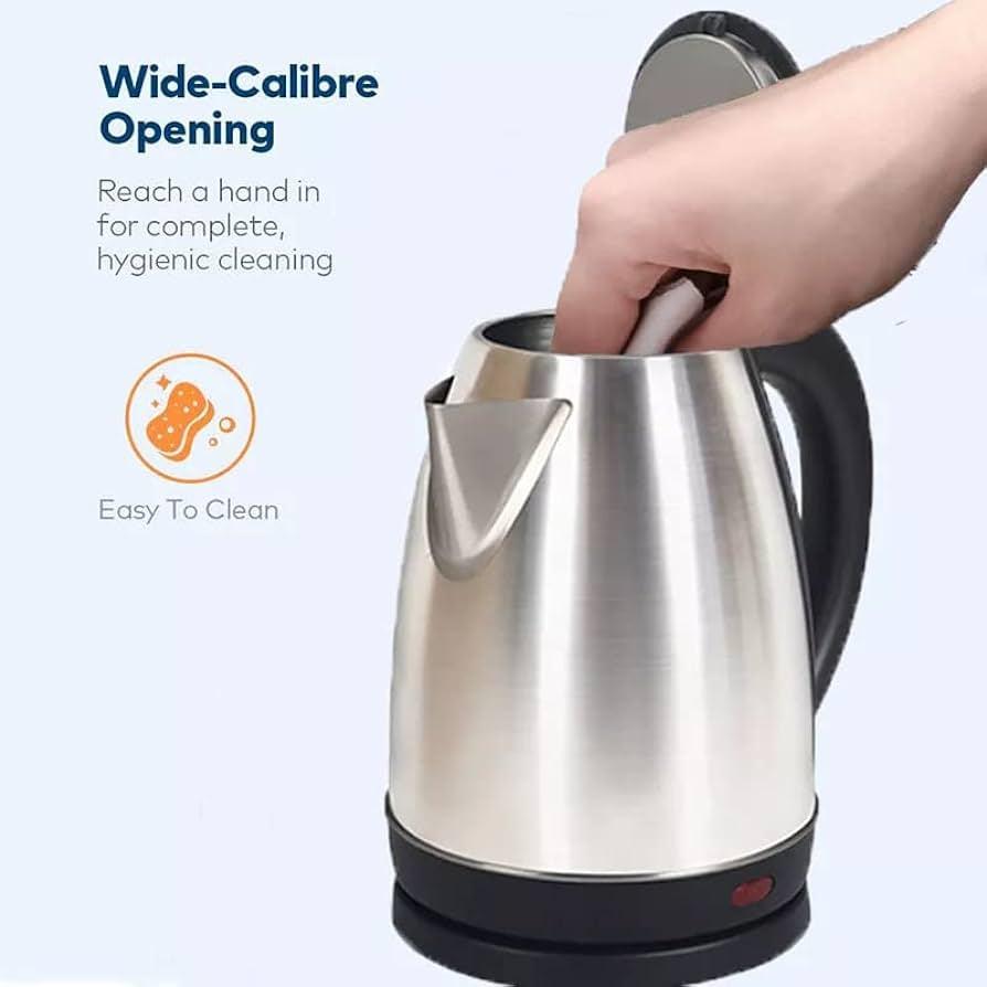 Electric Kettle 1500W | Stainless Steel Fast Boil Water Boiler
