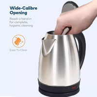 Electric Kettle 1500W | Stainless Steel Fast Boil Water Boiler