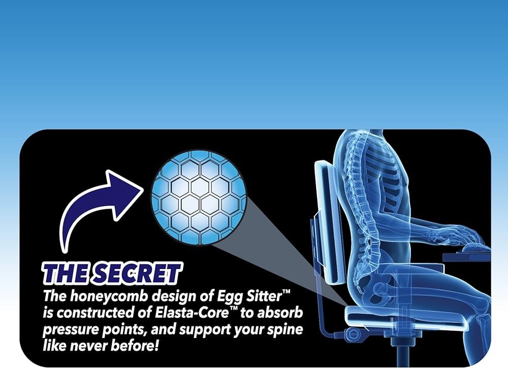 Egg Sitter Gel Cushion – Non-Slip Cooling Seat Pad for Comfort