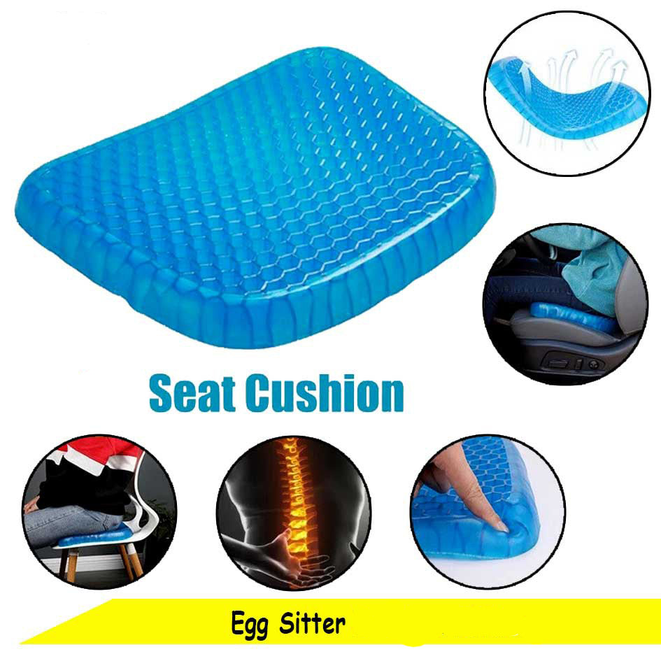 Egg Sitter Gel Cushion – Non-Slip Cooling Seat Pad for Comfort