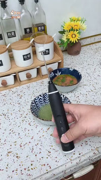 2-in-1 Coffee Beater | Electric Milk Frother & Egg Whisk