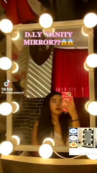 10-Bulb Vanity Light | USB Makeup Mirror LED Strip